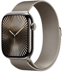 Apple Watch Series 10 GPS + Cellular 46mm Natural Titanium Case with Natural Milanese (MWYC3SA/A)